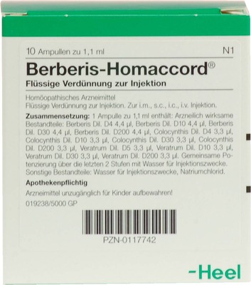 BERBERIS HOMACCORD Ampullen