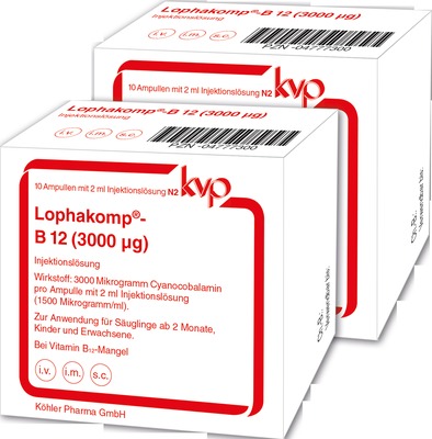 LOPHAKOMP B12 3.000 µg Injektionslösung