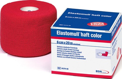 ELASTOMULL haft color 10 cmx20 m Fixierb.rot