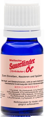 SAUERLÄNDER 15 Kräuter Öl