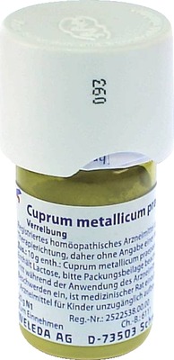 WELEDA CUPRUM METALLICUM praep.D 6 Trituration