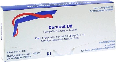 WELEDA CERUSSIT D 8 Ampullen