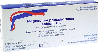 WELEDA MAGNESIUM PHOSPHORICUM ACIDUM D 6 Ampullen