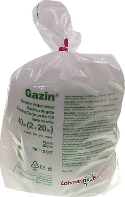 GAZIN Verbandmull 10 cmx40 m 8fach