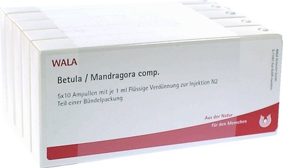 Betula/Mandragora comp. Ampullen