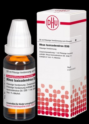 RHUS TOXICODENDRON D 30 Dilution