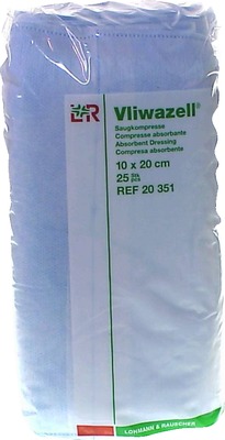 VLIWAZELL Saugkompressen 10x20 cm unsteril