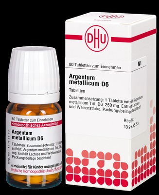 ARGENTUM METALLICUM D 6 Tabletten