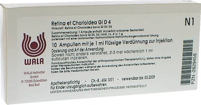 Retina et chorioidea GL D 4 Ampullen