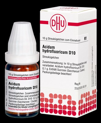 ACIDUM HYDROFLUORICUM D 10 Globuli