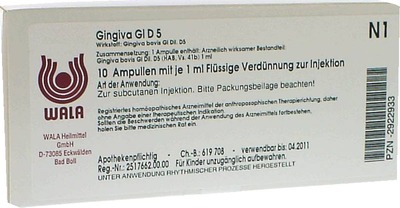 GINGIVA GL D 5 Ampullen
