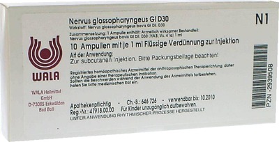 Nervus glossopharyngeus GL D 30 Ampullen