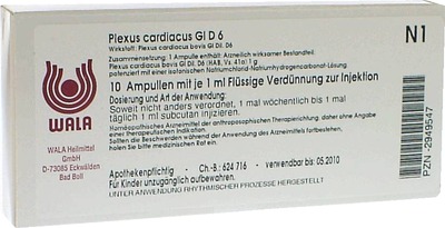 Plexus cardiacus GL D 6 Ampullen