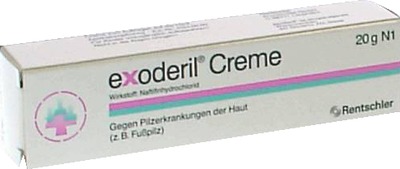 exoderil Creme bei Pilzinfektionen der Haut