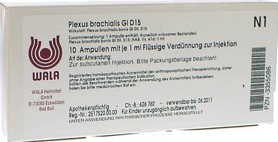 Plexus brachialis Gl D15 Ampullen