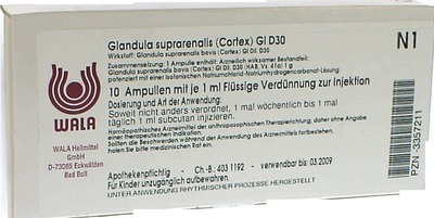 Glandula Suprarenales (Cortex) Gl D30 Ampullen