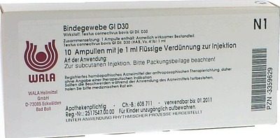 Bindegewebe Gl D30 Ampullen