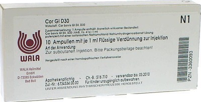 Cor GL D 30 Ampullen