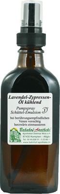LAVENDEL ZYPRESSEN Öl kühlend Schüttel-Emul.
