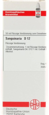 SANGUINARIA D 12 Dilution