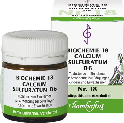 BIOCHEMIE 18 Calcium sulfuratum D 6 Tabletten