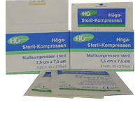 HÖGA STERIL Kompressen 10x20 cm 8fach