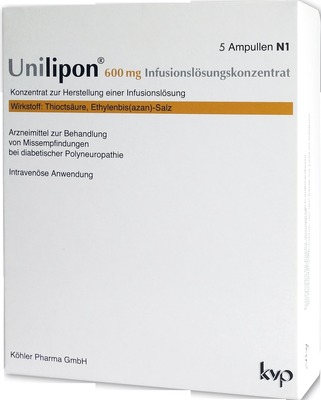 UNILIPON 600 Infusionslösungskonzentrat