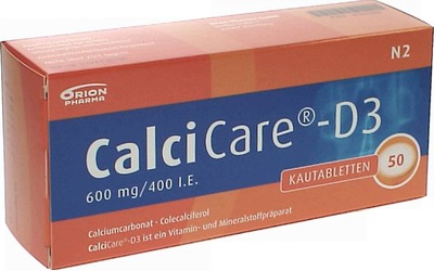 CalciCare-D3 600mg/400 I.E.