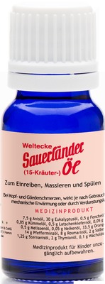 SAUERLÄNDER 15 Kräuter Öl