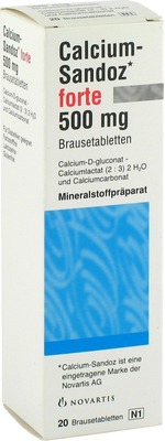 Calcium-Sandoz forte 500mg