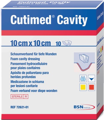 CUTIMED Cavity Schaumverb.10x10 cm nicht haftend