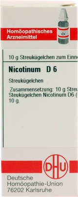 NICOTINUM D 6 Globuli