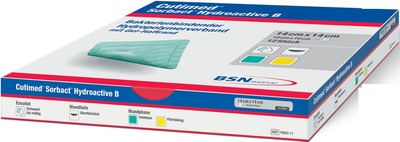 CUTIMED Sorbact Hydroactive B Gel-V.7x8,5 cm haft.