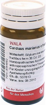 Carduus marianus e fructibus D3 Globuli