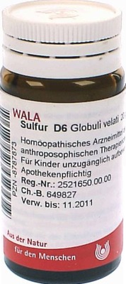 Sulfur D6 Globuli