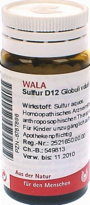 Sulfur D12 Globuli