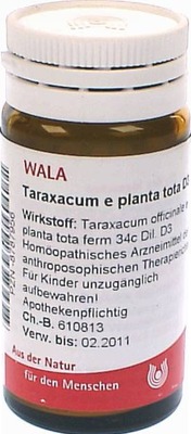 Taraxacum e planta tota D3 Globuli