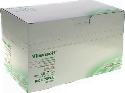 VLIWASOFT Vlieskompressen 7,5x7,5 cm steril 6l.