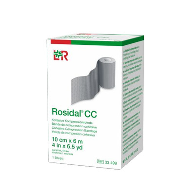 ROSIDAL CC kohäsive Kompressionsbinde 10 cmx6 m