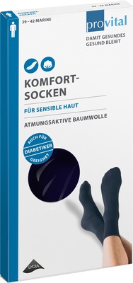 PROVITAL Komfortsocken men Gr.39-42 schwarz