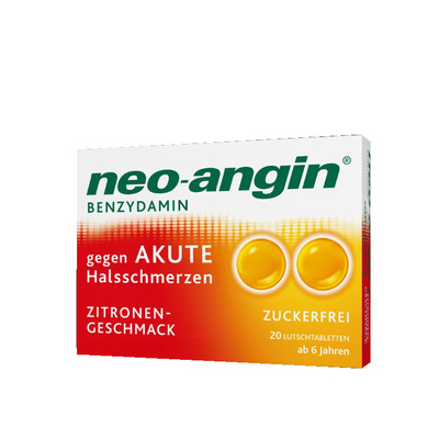 NEO ANGIN Benzydamin akute Halsschmerzen Zitrone