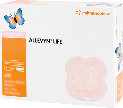 ALLEVYN Life 10,3x10,3 cm Silikonschaumverband