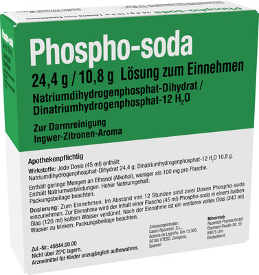 PHOSPHO-soda 24,4 g/10,8 g Lösung zum Einnehmen