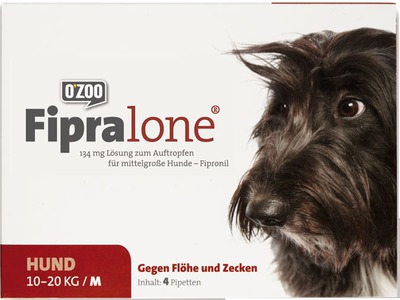 Fipralone 134mg Lösung zum Auftropfen für mittelgroße Hunde
