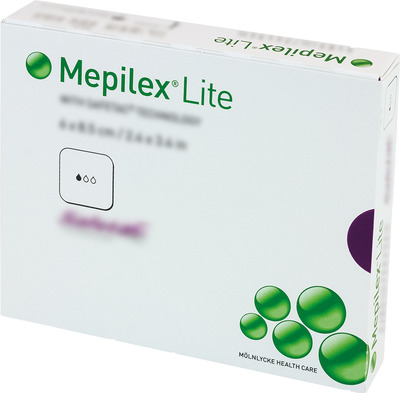 MEPILEX Lite Schaumverband 6x8,5 cm steril