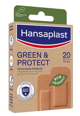 Hansaplast GREEN &amp; PROTECT Pflasterstrips