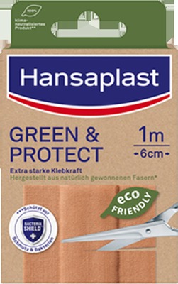 Hansaplast GREEN &amp; PROTECT 1mx 6cm