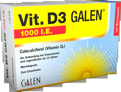 VIT.D3 Galen 1000 I.E.